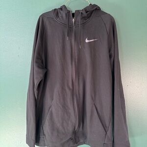 Nike Black Zip-Up Hoodie